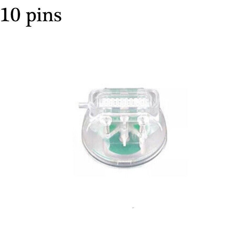10/25/64 Pins Nano Green and Silver Bottom Cartridges For Skin Care Machine US