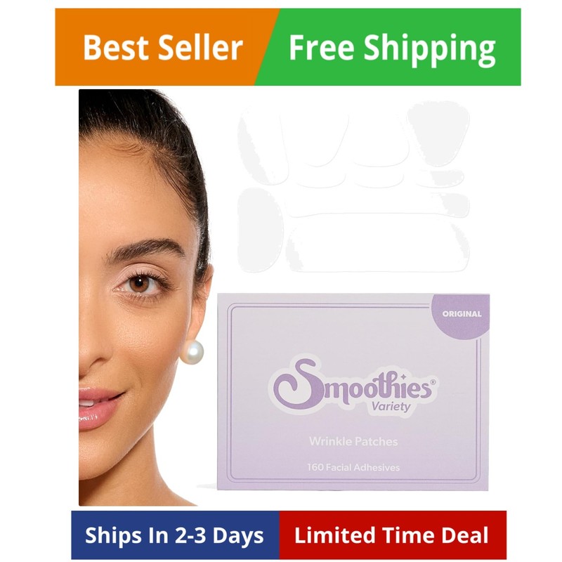 Variety Wrinkle Patches for Face Overnight – Facial Patches for Forehead, Ele…