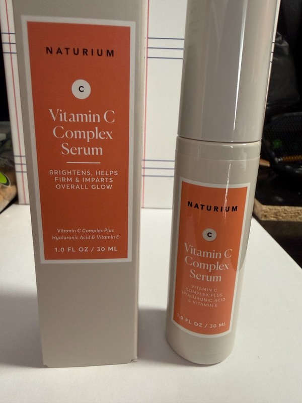 Naturium Vitamin C Complex Facial Serum, Hyaluronic Acid & Vit C, 1.0 fl oz NIB