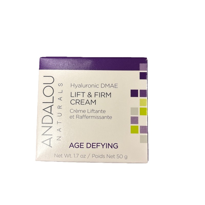 Andalou Naturals Hyaluronic DMAE Age Defying Lift & Firm Cream 1.7 Ounces (50 g)