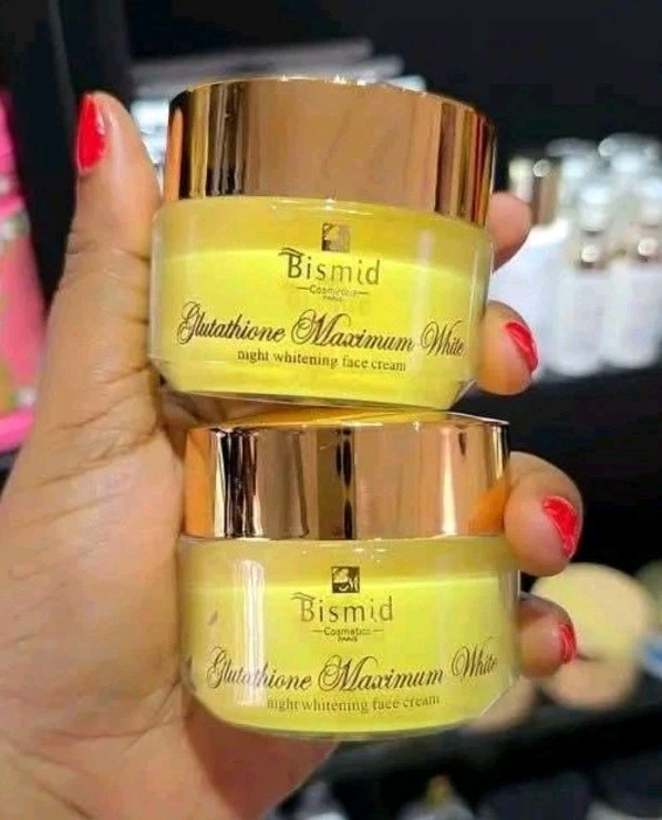 X1 Bismid Glutathion Maximum White Night Face Cream For 💯 Perfect Result 50g