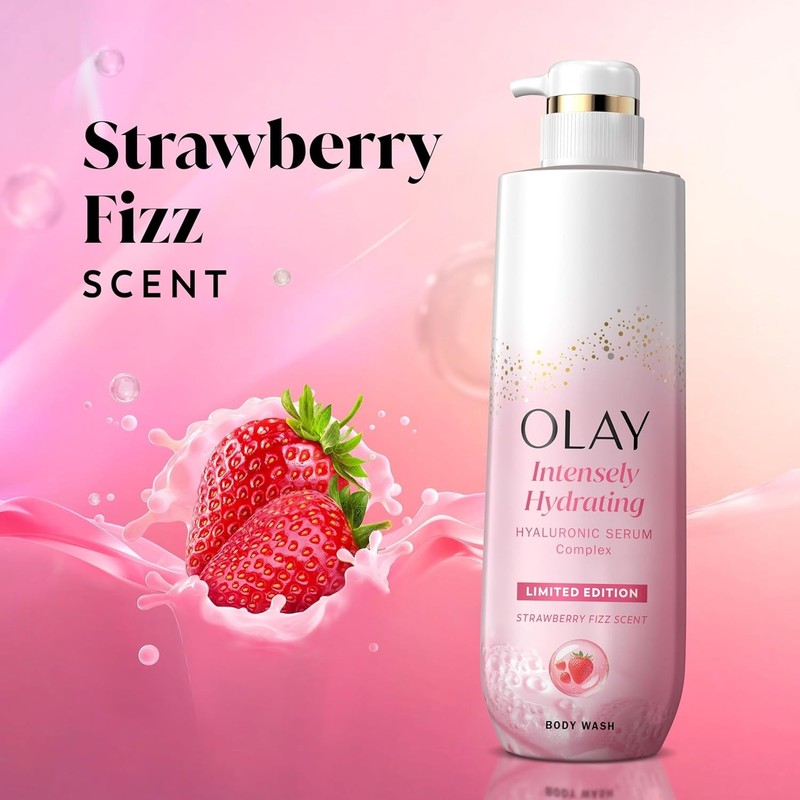Olay Body Wash for Women, Intensely Hydrating, Pro-Hyaluronic Acid Serum Complex gallery