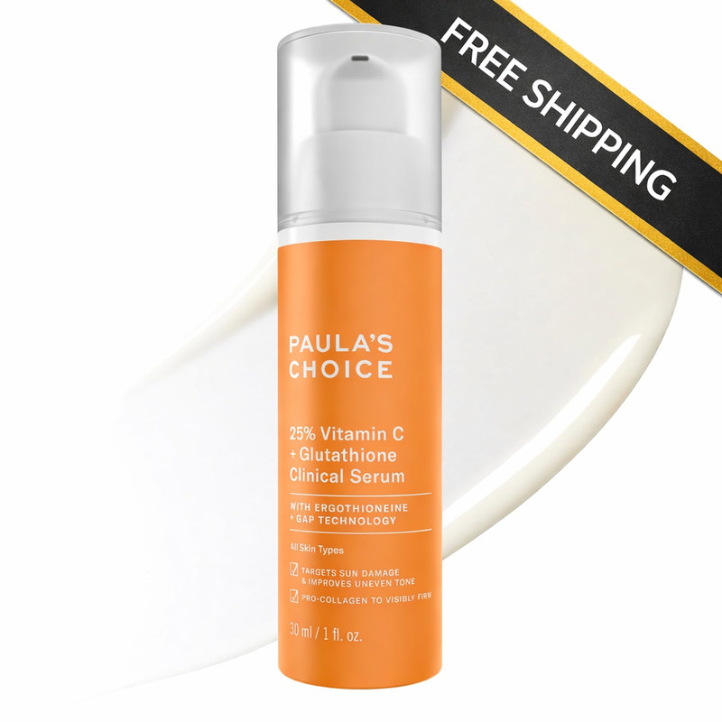 Paula’s Choice 25% Vitamin C + Glutathione Serum 30ml Brightening Anti Aging