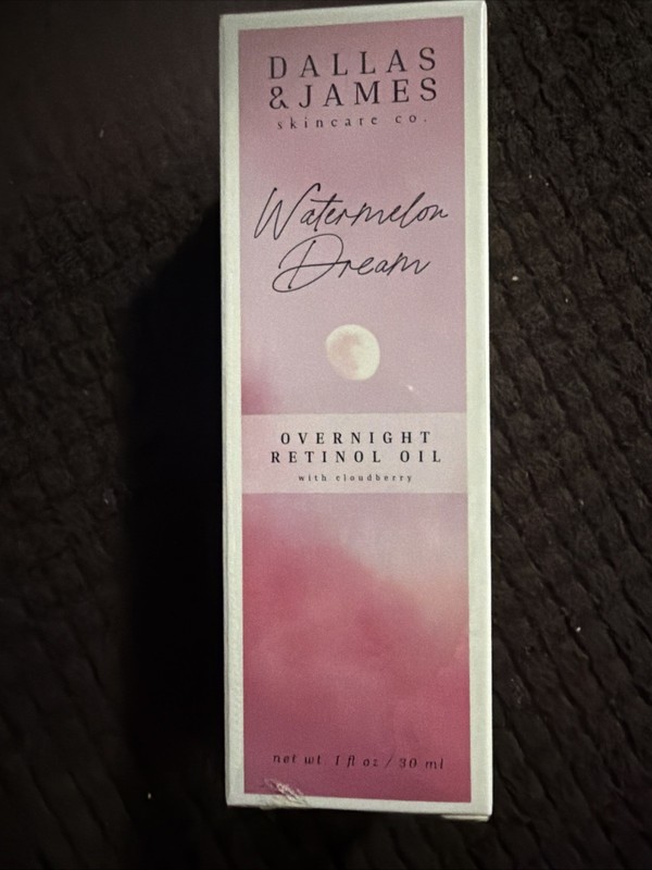 Dallas & James Watermelon Dream Overnight Retinol Oil and Cloudberry 1 floz/30ml