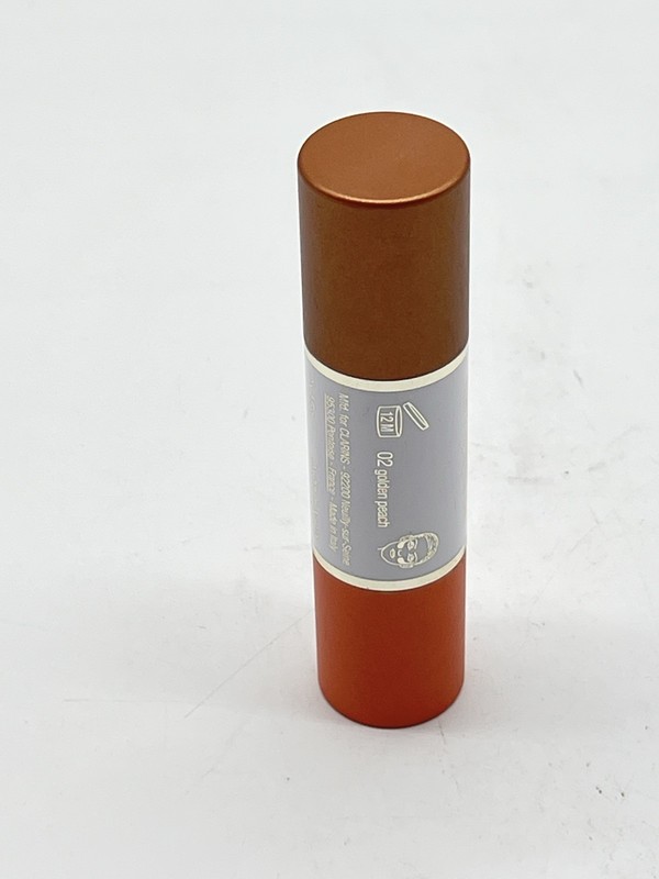Clarins Glow 2 Go Blush & Highlighter Duo – 02 Golden Peach – 2x 0.1 oz NWOB gallery