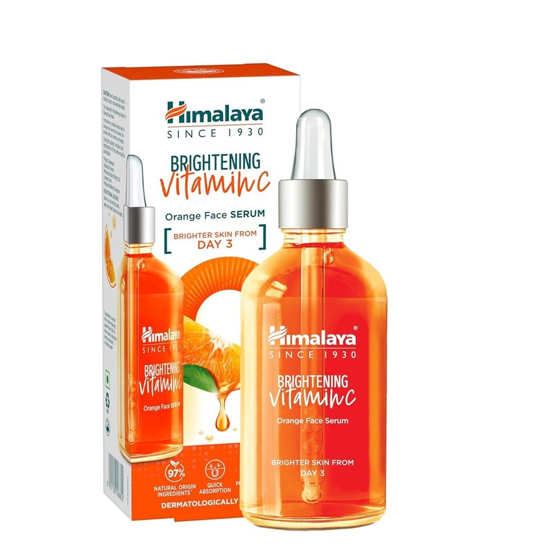 Himalaya Brightening Vitamin C Orange Face Serum Brighter Skin from Day 3