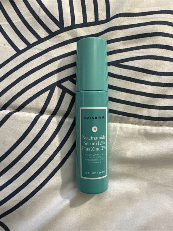 Naturium Niacinamide Serum 12% Plus Zinc 2% with Hyaluronic Acid, 1 oz (NO BOX)