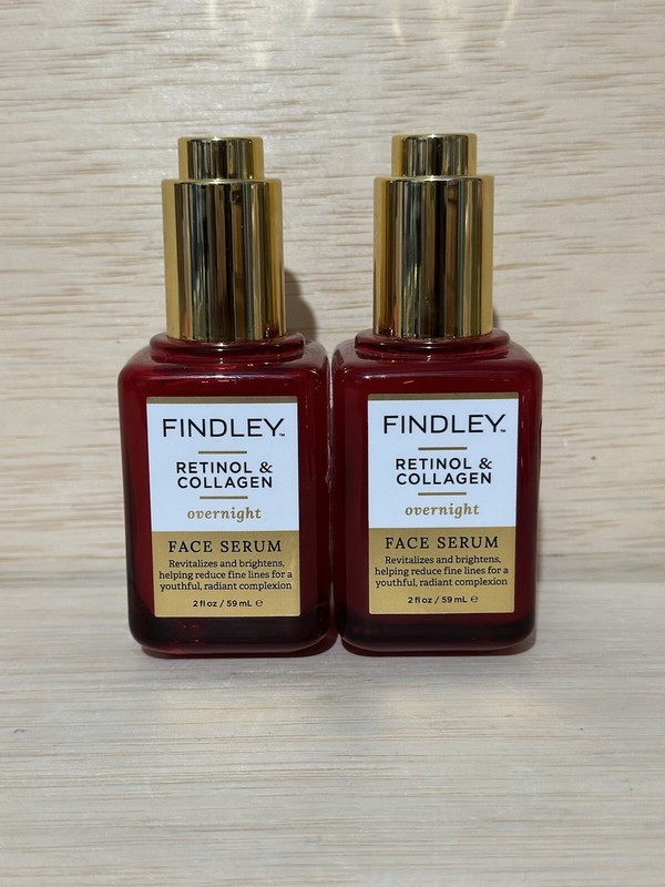 2-Findley Retinol & Collagen Overnight Face Serum 2 fl oz/59 mL – Ea PAO -24 Mo