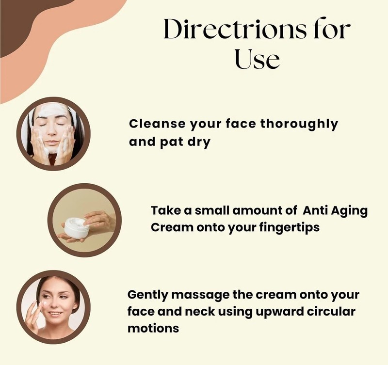 Advik Ayurveda Anti Aging Cream For Fine Lines, Wrinkles 50gm gallery