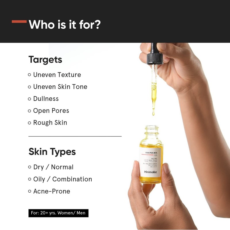 Deep Cleansing Facial Peel with 32% AHA BHA PHA - Unisex Radiant Skin Treatment gallery