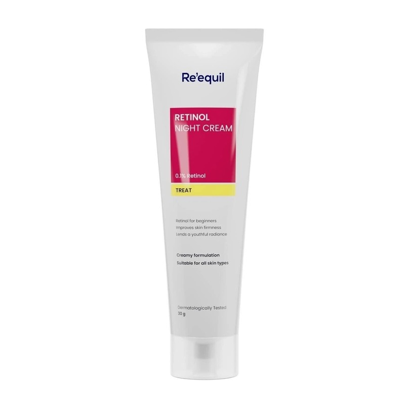 Re’equil 0.1% Retinol Night Cream For Wrinkles & Skin Tightening (30 g)