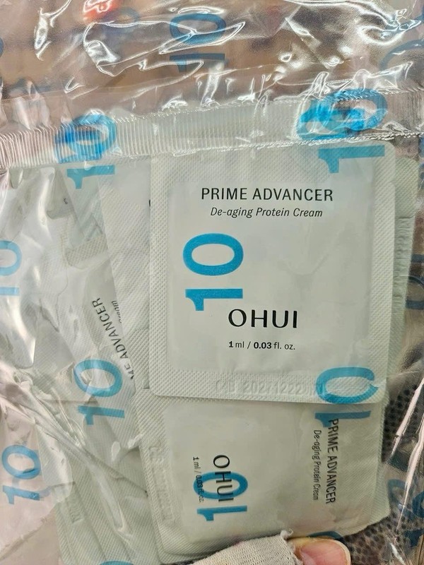 O HUI Prime Advancer De-aging Protein Cream 1ml x 60pcs Elasticity K-Beauty