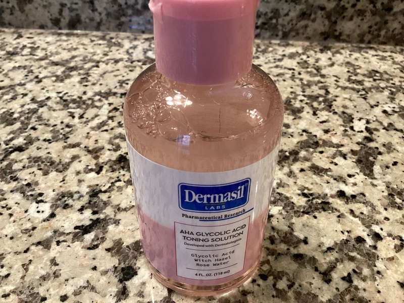 3pk Dermasil Glycolic Acid Toner With Witch Hazel & Rose Water 4oz Each gallery