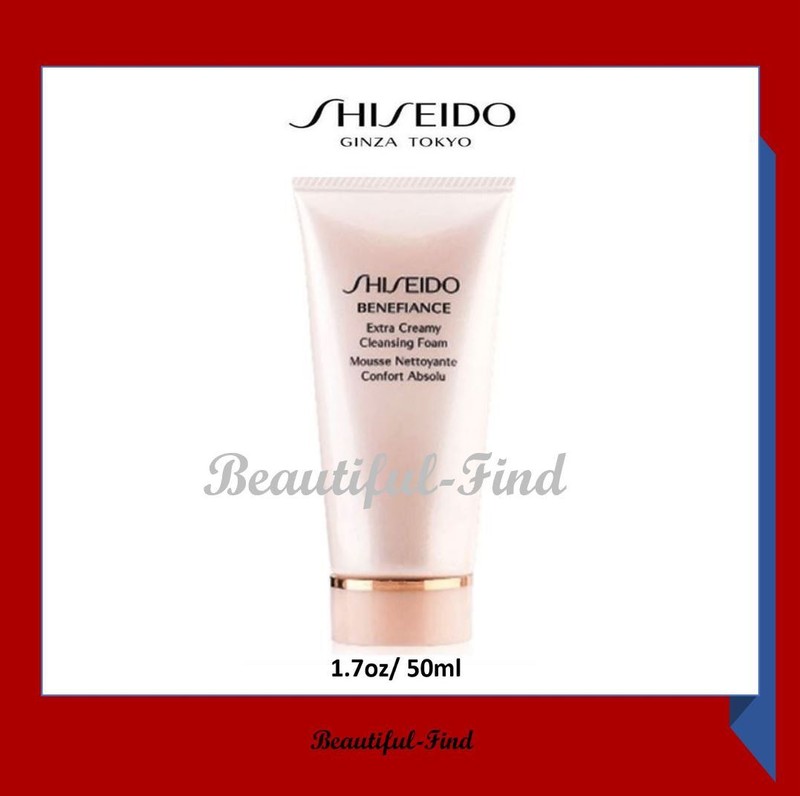 Shiseido Benefiance Extra Creamy Cleansing Foam Various Sizes