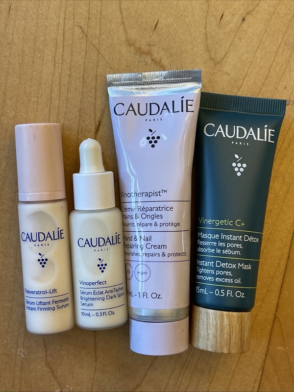 Caudalie Resveratrol Lift, vinoperfect, Vinotherapist Vinergetic Lot Of 4 NEW