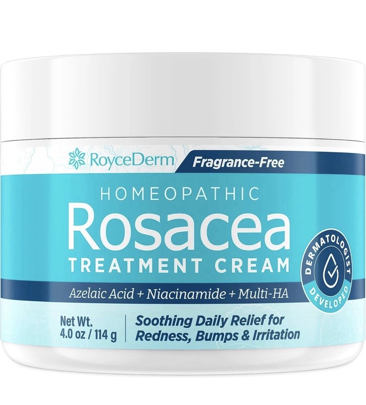 Roycederm Rosacea Treatment Cream Azelaic Acid Redness Relief Moisturizer 4oz