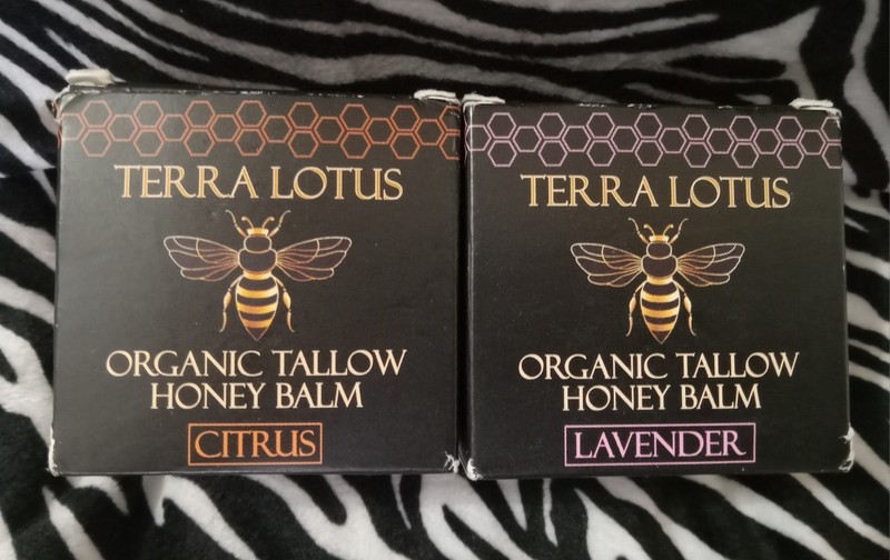 Lot Of 2 Terra Lotus Organic Tallow Honey Balm 2oz. Each Lavender & Citrus New