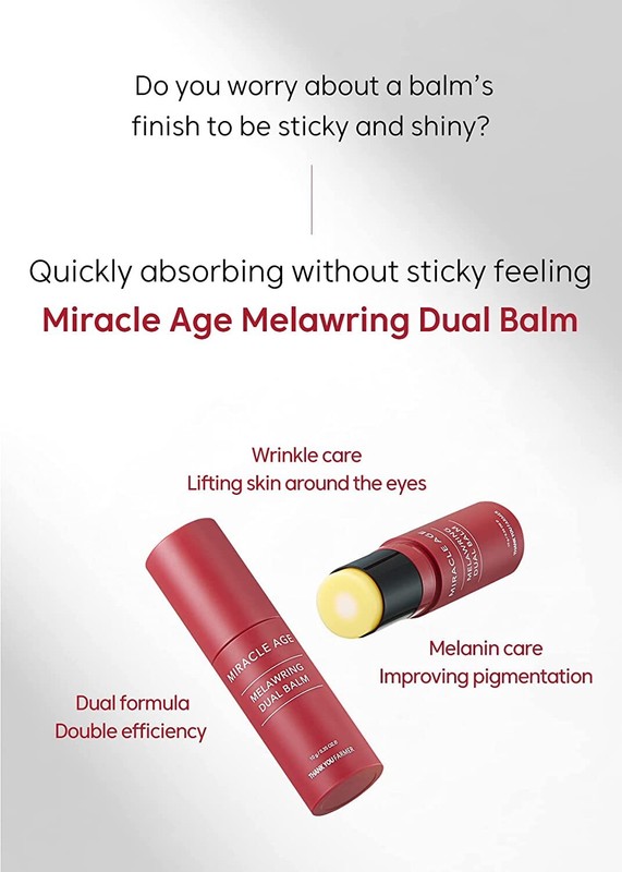 Thank You Farmer Miracle Age Melawring Dual Balm 10g (0.35 fl oz) - K-Beauty gallery