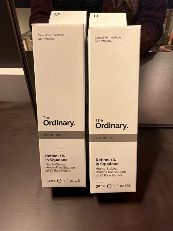 The Ordinary Retinoids 1% Retinol in Squalane, Skincare, 1 fl oz Pack of 2