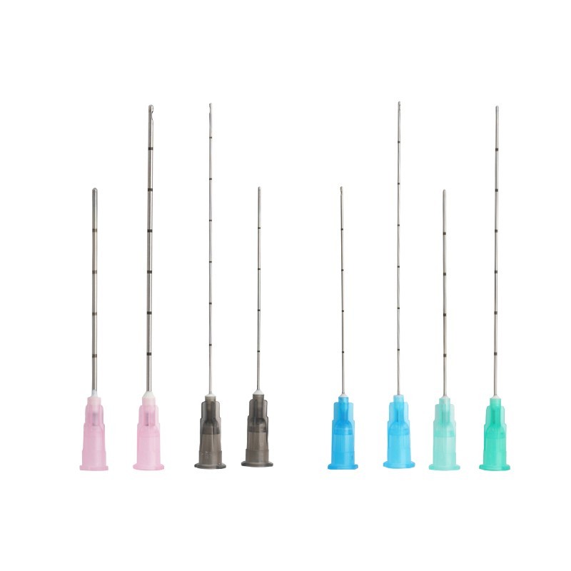 50pcs Newest Micro Cannula with Puncture,Blunt Tip for Filler Fast USA Shipping gallery