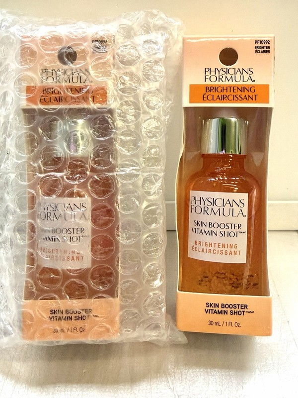 Physicians Formula Skin Booster Vitamin Shot Brightening, 1 fl Oz, Pack of 2