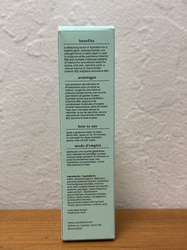 Cocokind Chia Bounce Mask, Hydrating Face Mask, New in Box (Pack of 2) gallery