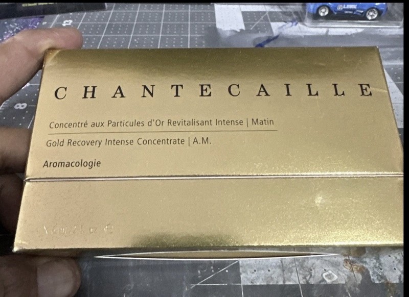 CHANTECAILLE GOLD RECOVERY INTENSE CONCENTRATE A.M.SERUM 4×0.2 OZ- NEW IN BOX