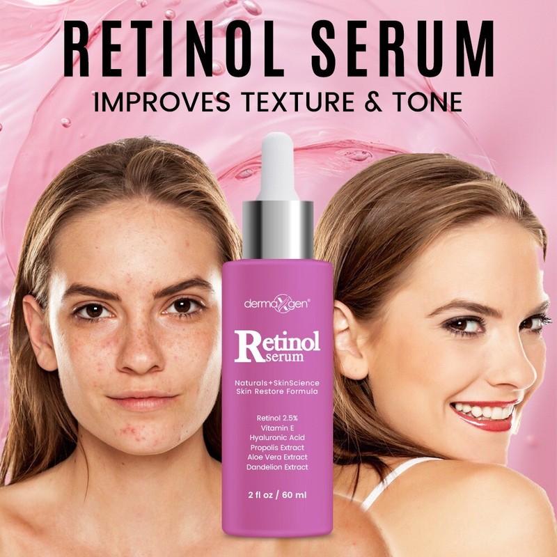 PURE RETINOL VITAMIN A 2.5% + HYALURONIC ACID + ALOE VERA - ANTI-WRINKLE SERUM gallery