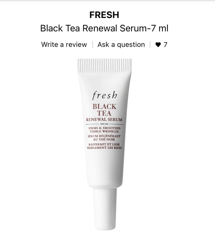 Fresh Black Tea Advanced Age Renewal Cream Mini Travel Size 7ml/0.23oz