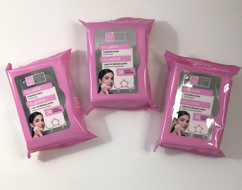 Anti Aging Collagen Makeup Wipes Cleansing Cloth Wipes