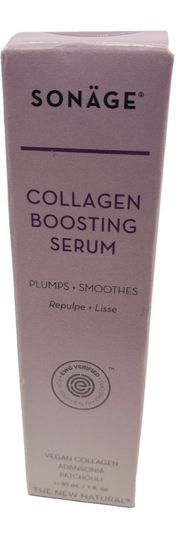 Sonäge Collage Boosting Serum, Cruelty Free, Botanical ingredients 1 fl. oz.
