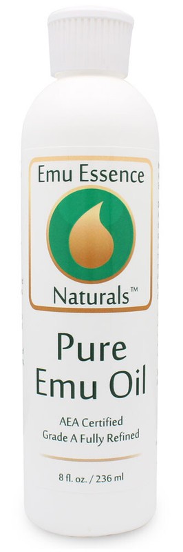 Emu Essence Naturals 8oz EMU OIL 100% Pure Natural AEA Certified Fully Refined