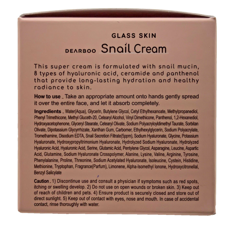 2x Korean Dearboo Glass Skin Snail Cream 2.82oz K Beauty Luminous Skin Exp.2028 gallery