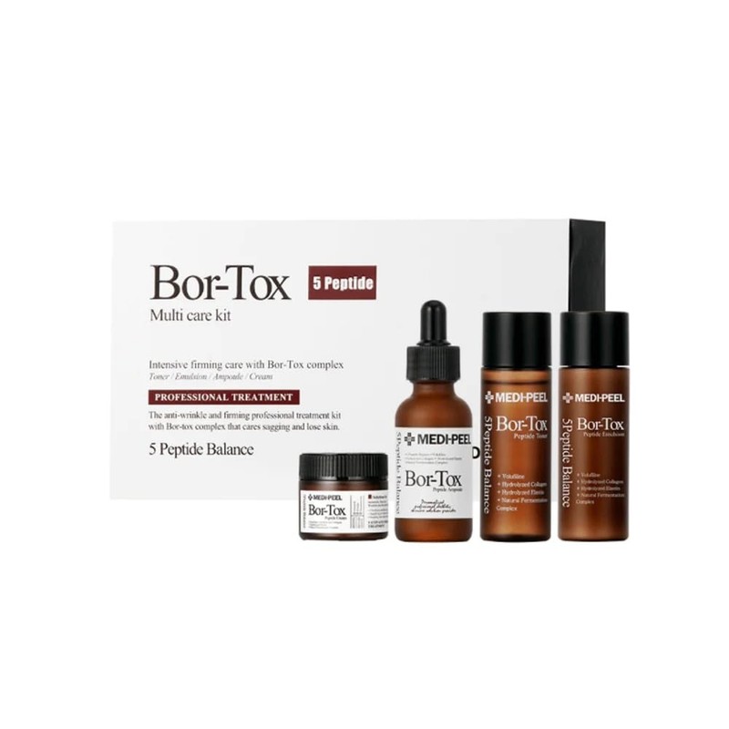 Medi-Peel Bor Tox Multi Care Kit – Peptide Ampoule 30ml, Toner, Emulsion 4 item