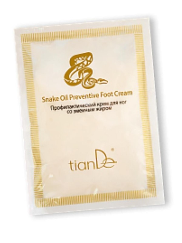 For smooth heels Snake Oil Preventive Foot Cream, tianDe 41106, 30 g