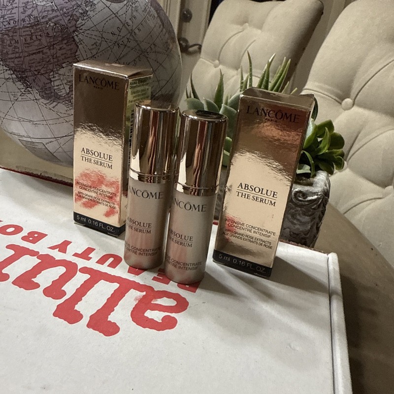 2x Lancome Absolue The Serum Intensive Concentrate 0.16oz/5ml New In Box U1b gallery