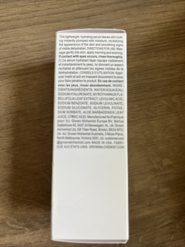 GROWN ALCHEMIST Instant Smoothing Serum 25 ml/0.84 fl oz Full Size NEW Boxed gallery