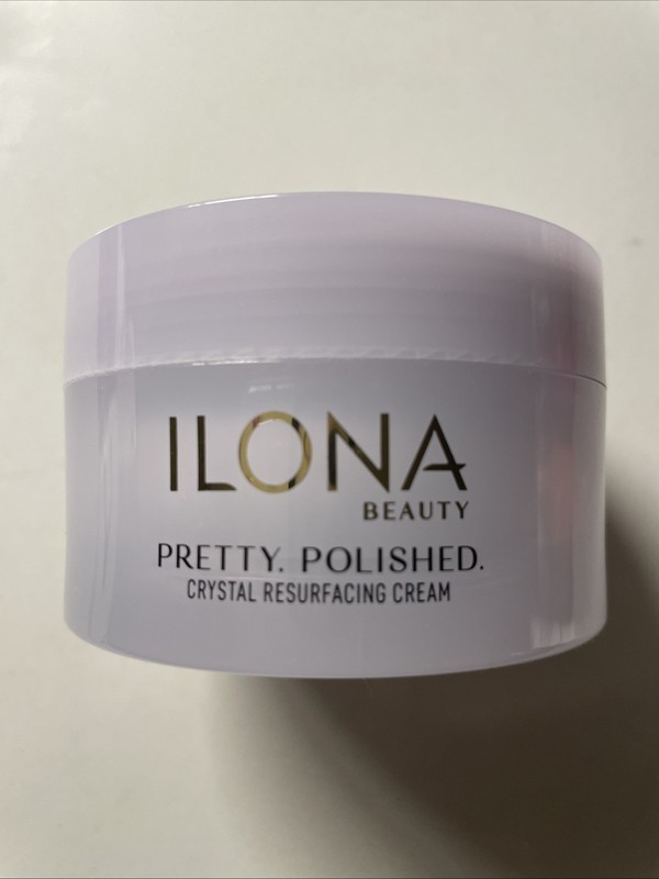 Ilona Beauty Pretty Polished Crystal Resurfacing Exfoliant Cream 1.7 Oz New $82