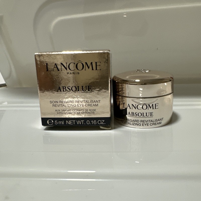 Lancome Absolue Revitalizing Eye Cream w/Rose Extracts 5ml 0.16oz 10/2025 $35 V