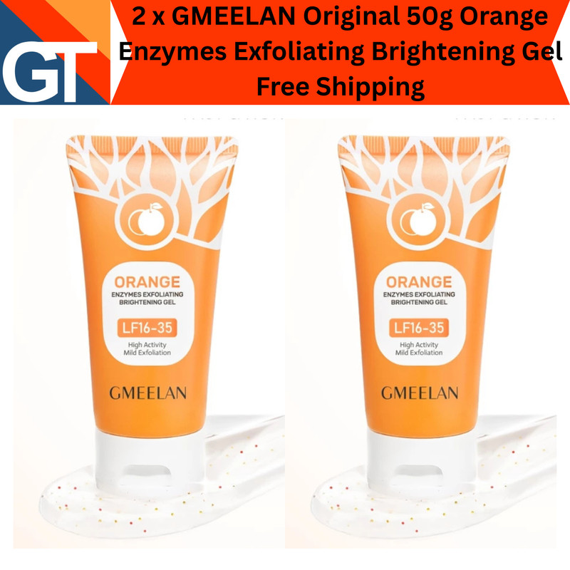 2x 2x GMEELAN Original 50g Orange Enzymes Exfoliating Brightening Gel Free Ship