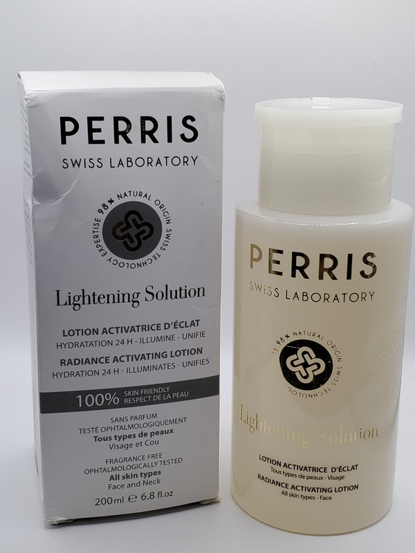 Perris Swiss Laboratory Lightening Solution Radiance Activating Lotion NIB