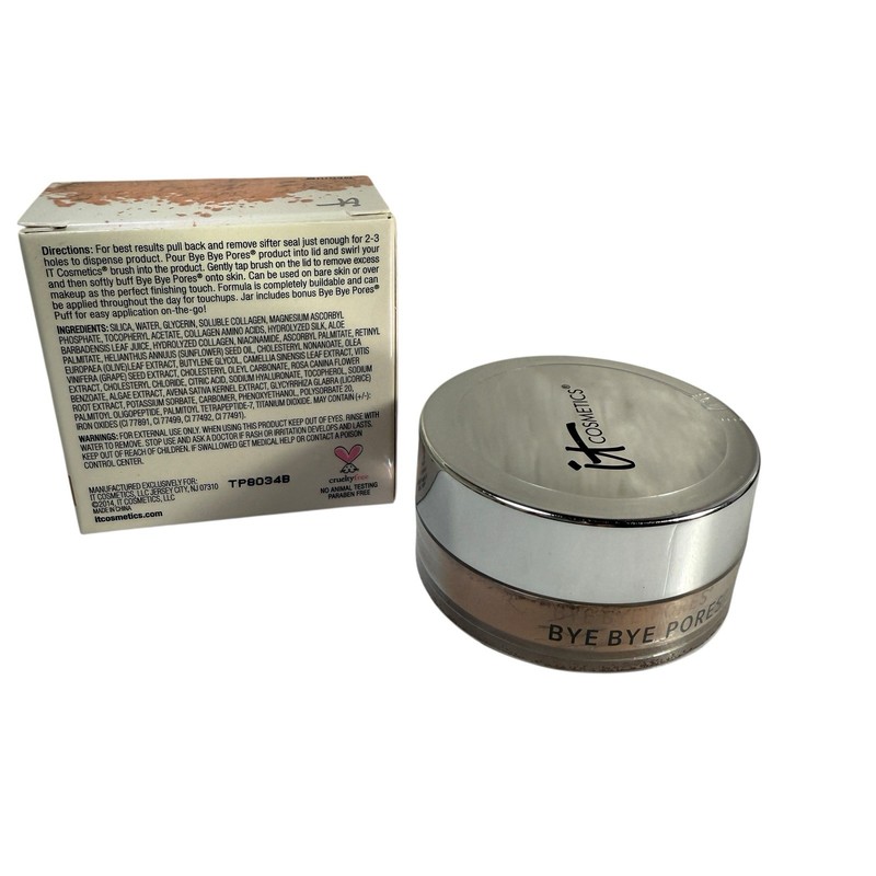 It Cosmetics Bye Bye Pores Tinted Skin Blurring Finishing Powder Medium New gallery