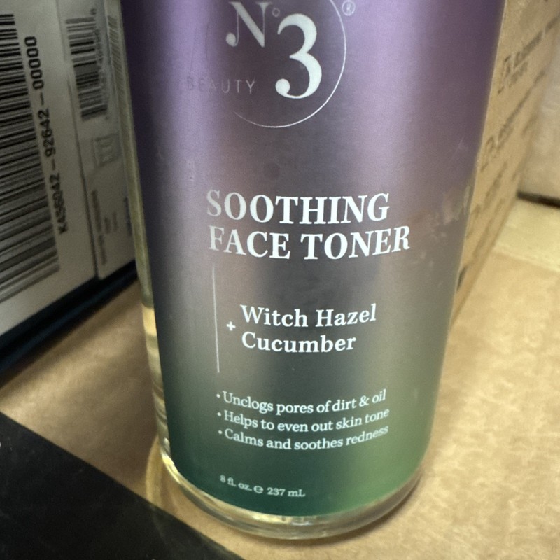 N3 Beauty soothing Face toner Witch Hazel + Cucumber 8 fl oz NEW gallery