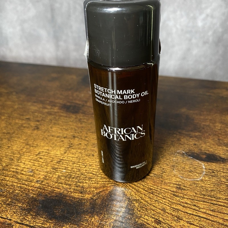 African Botanics Stretch Mark Botanical Body Oil 100ml Seal broken Unused