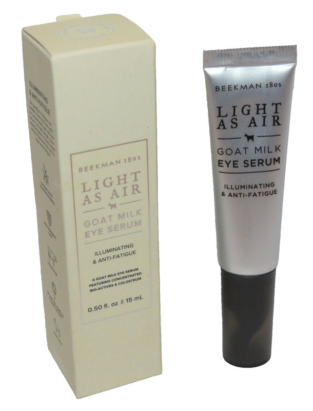 Beekman 1802 Light As Air Goat Milk Eye Serum .5 oz Illuminating Anti Fatique