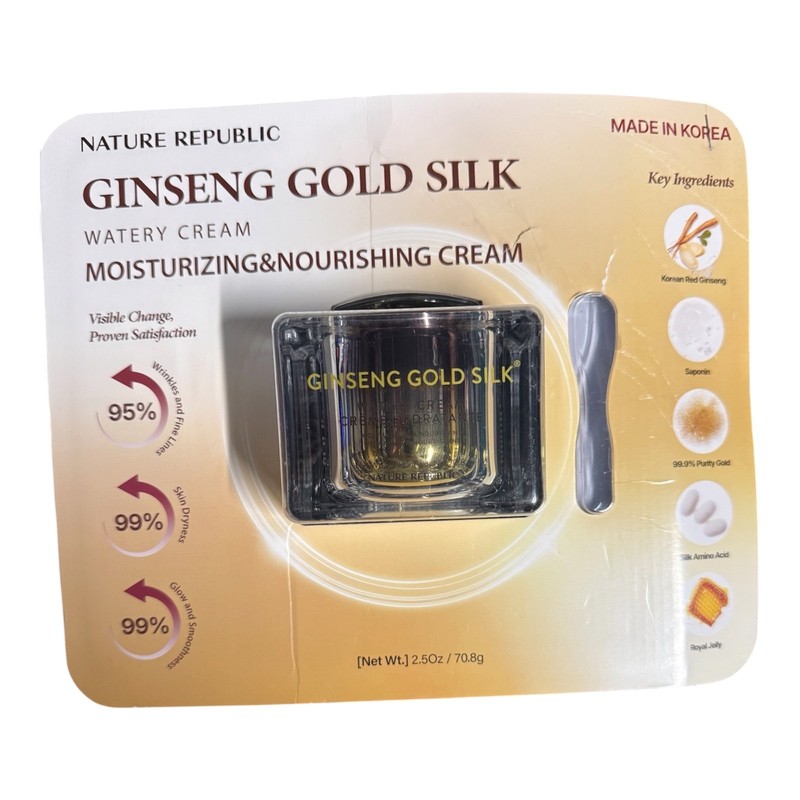 NEW NATURE REPUBLIC GINSENG GOLD SILK WATERY CREAM 70.8g / 2.5 FL. OZ