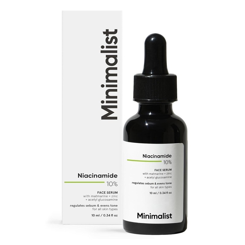 Minimalist 10% Niacinamide Face Serum with Zinc for Acne Marks, Blemishes- 30 ml