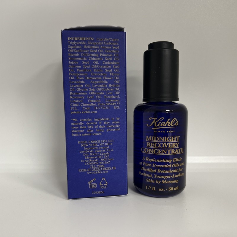 NEW Kiehls Midnight Recovery Concentrate 1.7 oz / 50 ml gallery