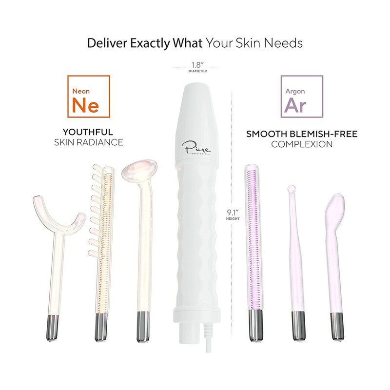NuDerma Professional Skin Therapy Wand - Portable Skin Therapy Machine with 6... gallery