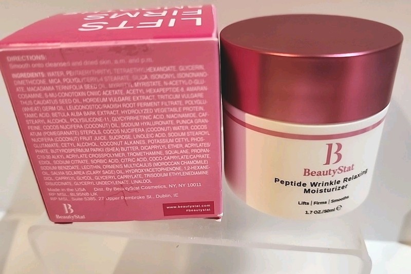 BeautyStat PEPTIDE WRINKLE RELAXING MOISTURIZER 1.7oz/ 50ml NIB RP $68 gallery